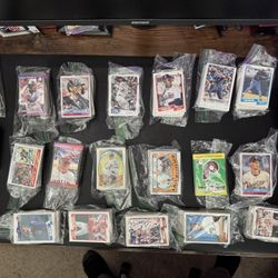 Mint Condition Baseball Card Packs