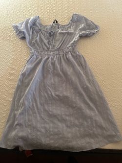 Bloom chic baby blue dress