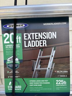 Werner 20ft Extension Ladder