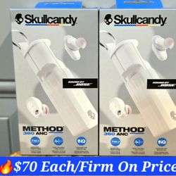🔥Skullcandy Method 360 ANC Sound By Bose🔥$70 Each/FIRM ON PRICE 🔥Brand New Factory Sealed