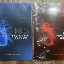 2 Books Basic Life Support (BLS) And Advanced Cardiovascular Life Support (ACLS)