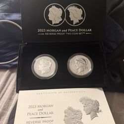 2023 Morgan And Peace Dollar Reverse Proof
