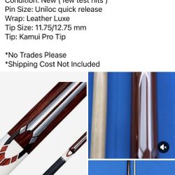 Lucasi  Hybrid LHF50 Cue For Sale  $850