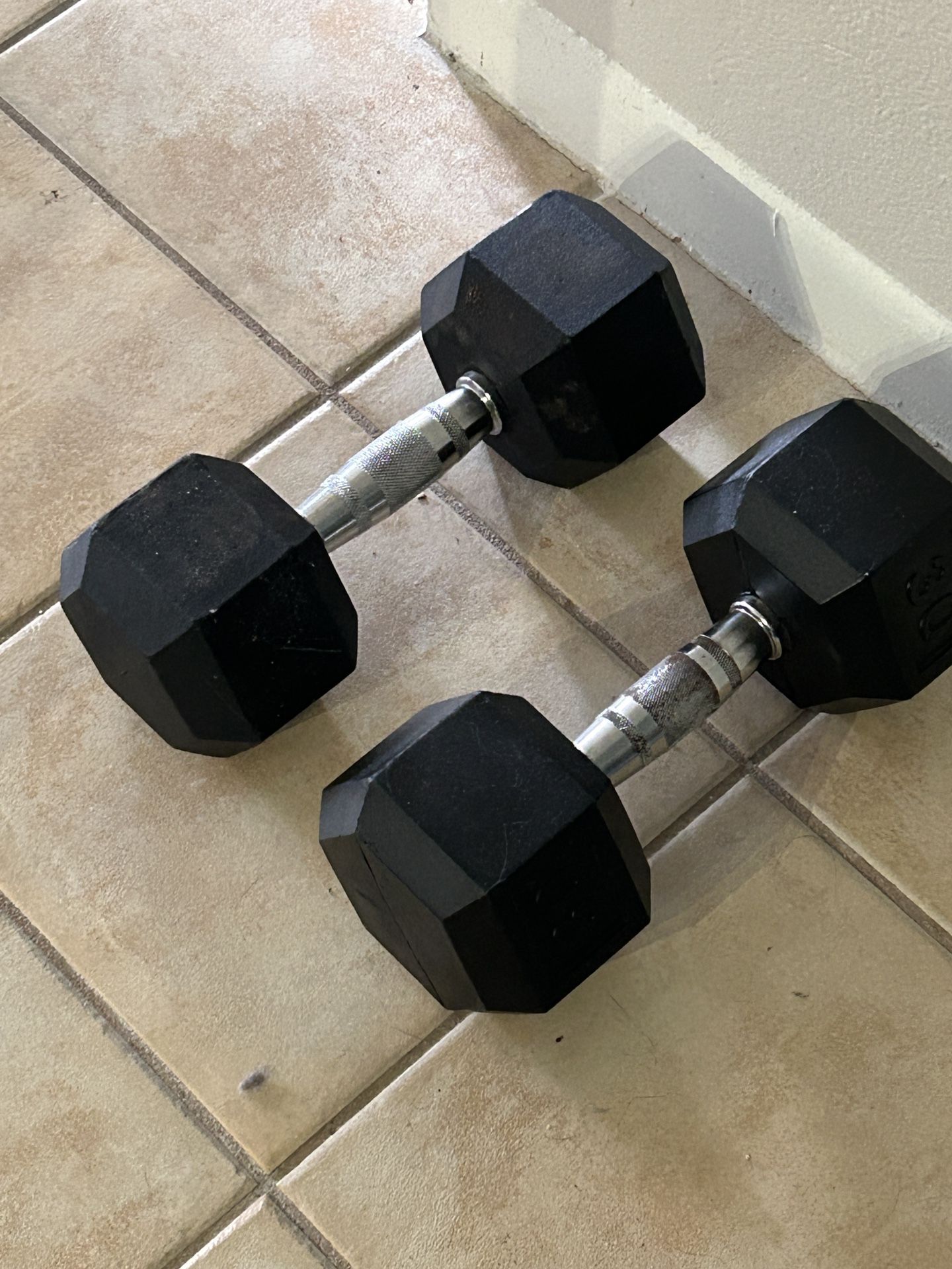 Two 30 Pound Dumbbells!