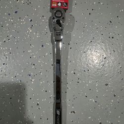CRAFTSMAN 72 -Tooth 1/2-in Drive Full polish Handle Flexible Head Ratchet