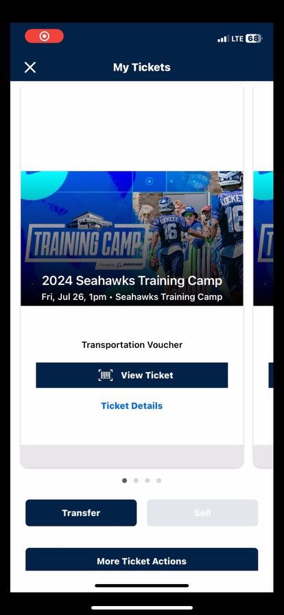 Seattle Training Camp Tickets