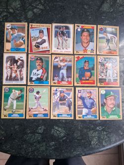 1987 Topps Baseball (15 Cards)