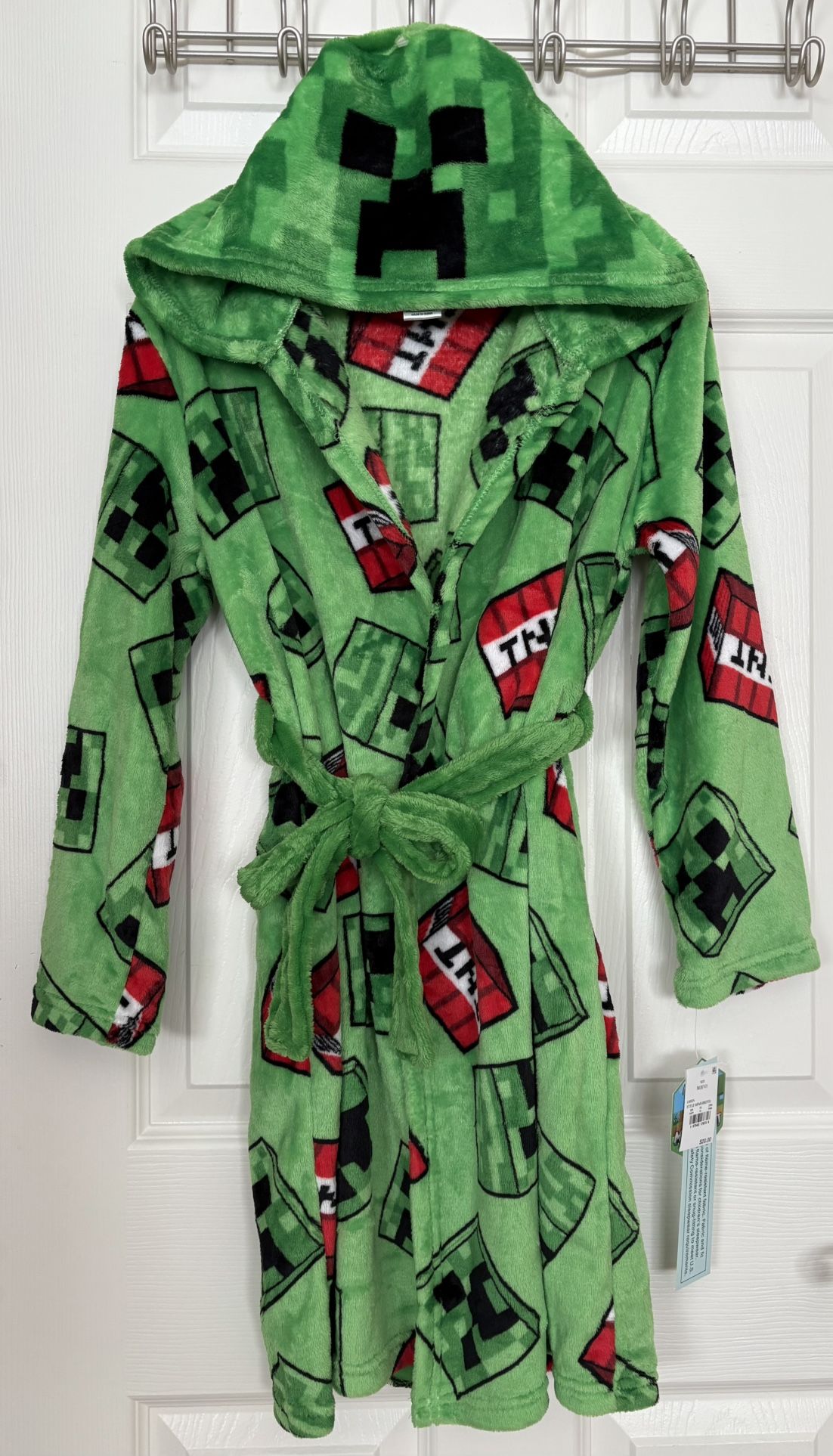 Brand New Minecraft Robe Kids Size Medium (8/10)
