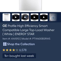 GE Profile washer 