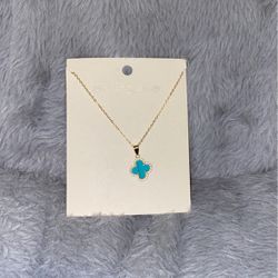 Turquoise Van Cleef Duplicate Necklace