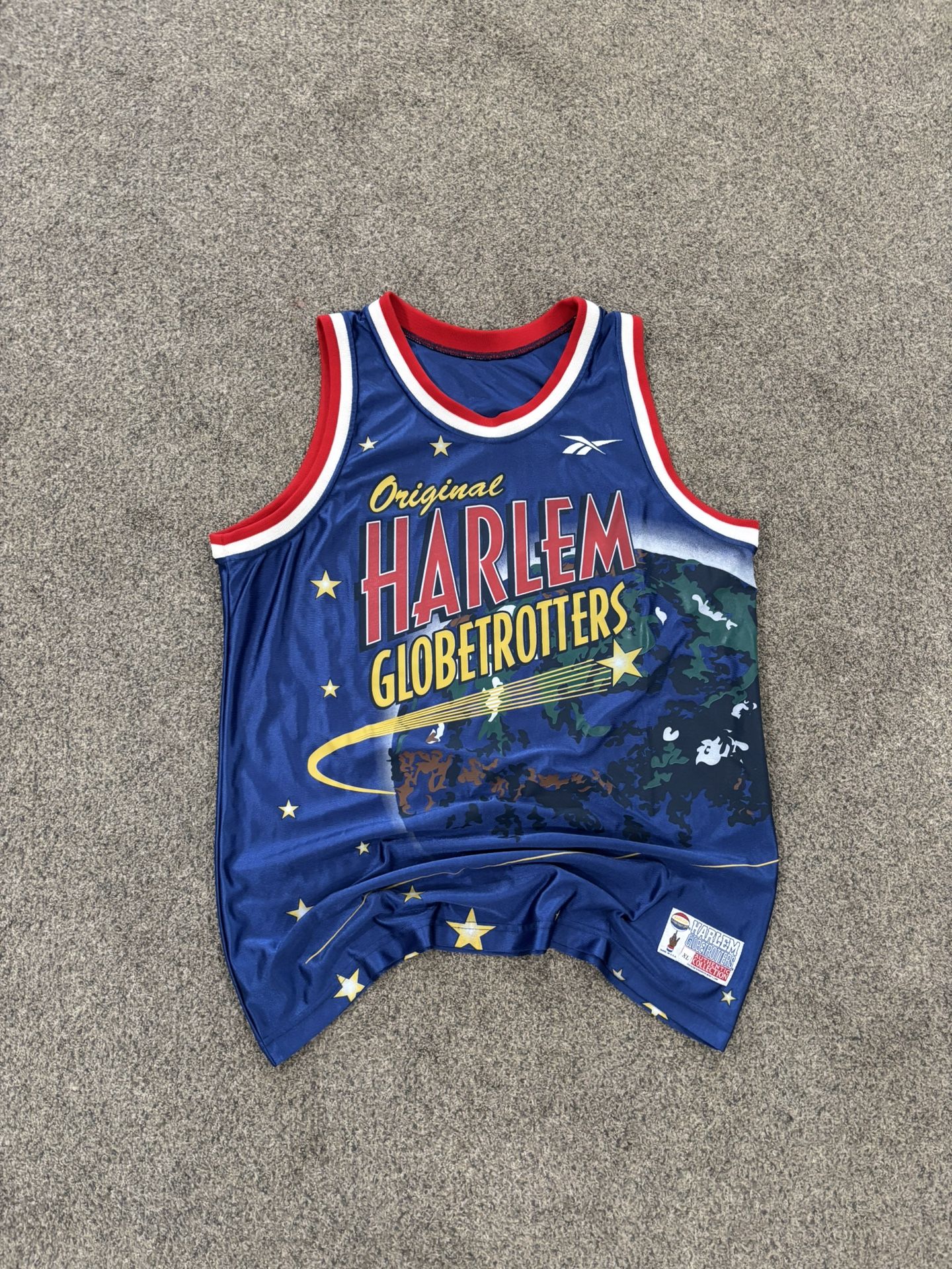 90s Reebok Harlem globetrotters Jersey men’s size XL