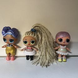 LOL Surprise J.K.  MC Swag Mini Fashion Doll Series 1 Long Hair Glitter Doll