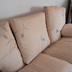 Large Sectional Couch with 2 matching Chairs.