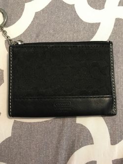Coach wrist coin wallet