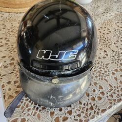 HJC Open Face Blackhelmet  L,XL