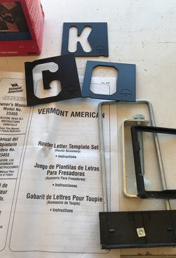 Router letter template set for Sale in Las Vegas, NV - OfferUp
