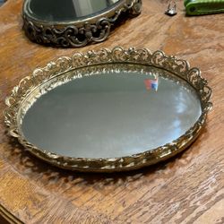 Vintage Desktop Jewelry Mirror