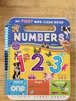 Brand New Kidsbooks My First Wipe-Clean Book: Numbers 123