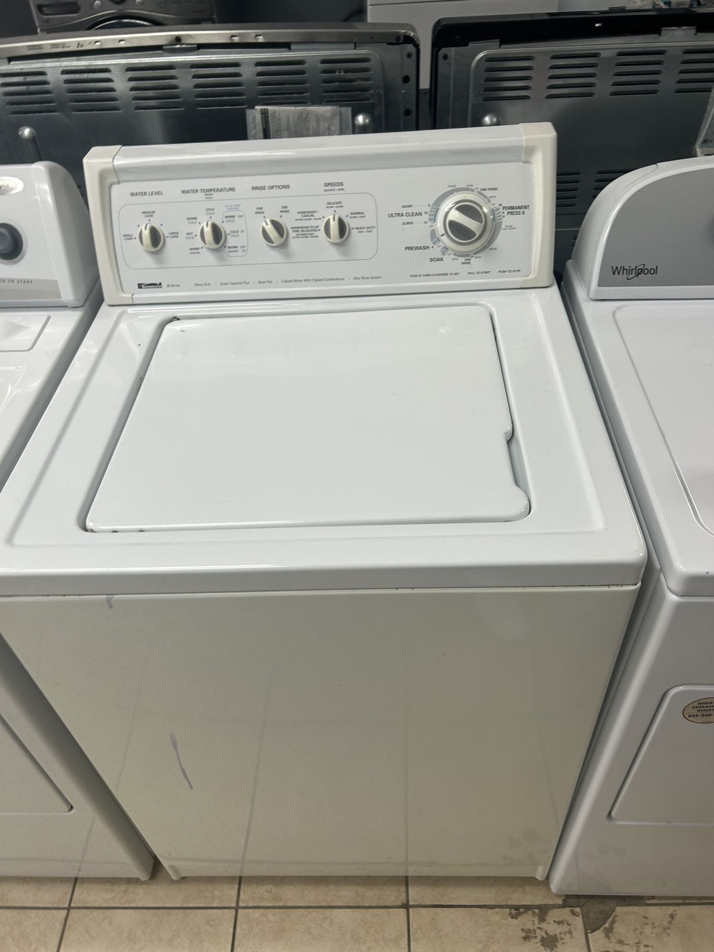Kenmore Heavy Duty Washer &Gas Dryer