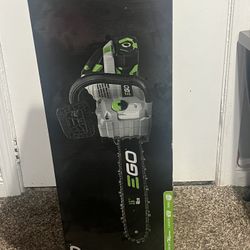 E Go  Chain Saw  Battery Powered Brand New
