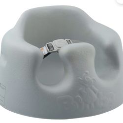 Bumbo Baby Infant Floor Seat with Adjustable Harness, in Gray
