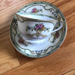 Noritake Smartnes Tea Cup And Saucer Marshal Field 