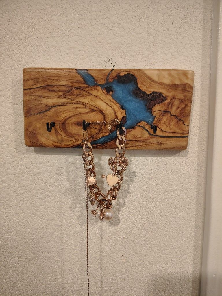 Handmade Epoxy Resin Key Hanger