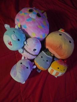 Squishmallows Plush Bundle – 6 Pieces