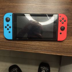 Nintendo switch with casing 