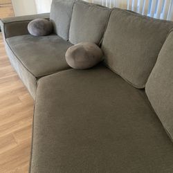 Modern Gray Modular Sofa