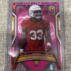 Trey Benson 2024 Topps Resurgence Pink Surge Rookie 09/10