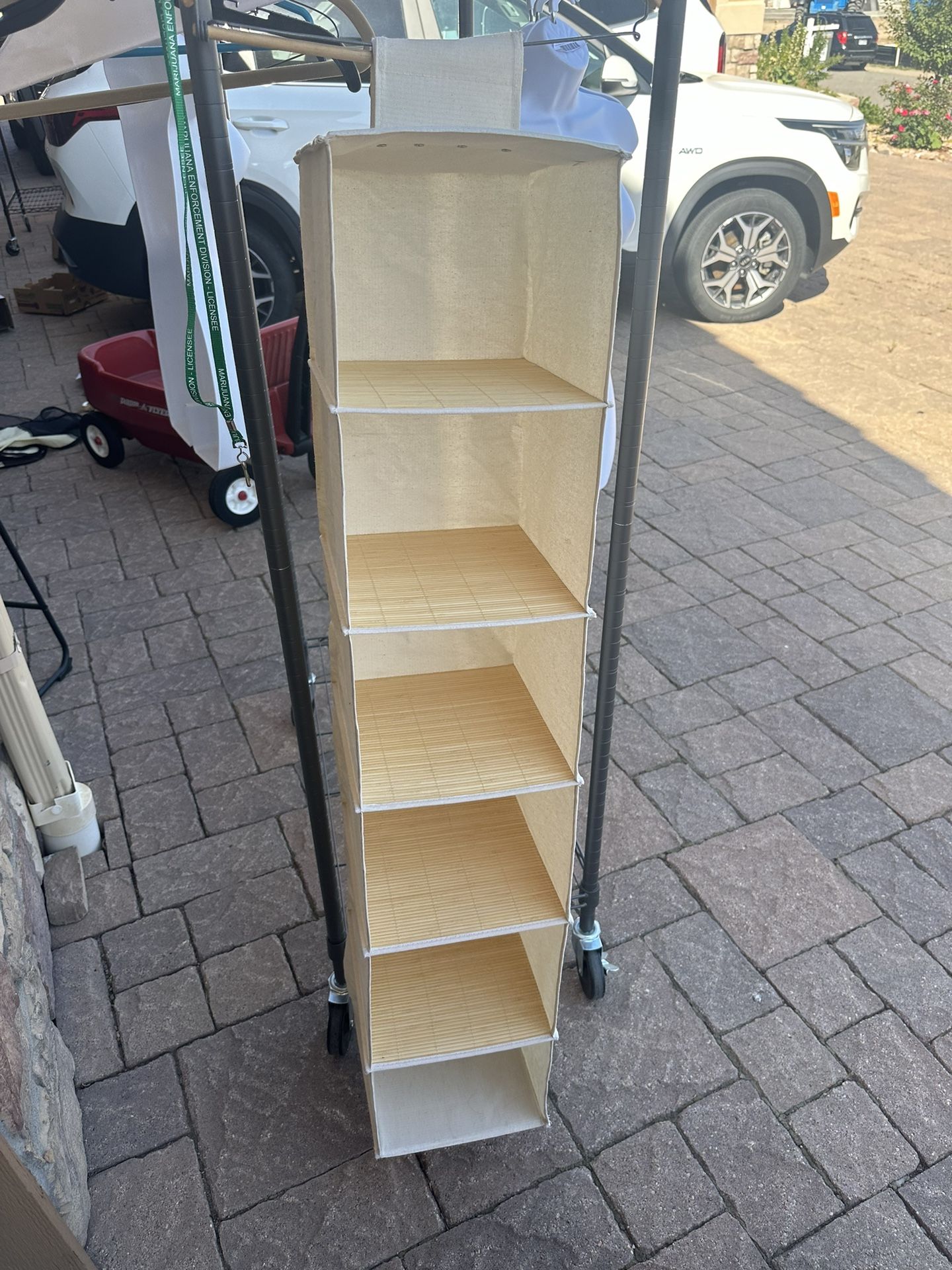 Shoe, Clothing, Or Closet Organizer That Hangs.