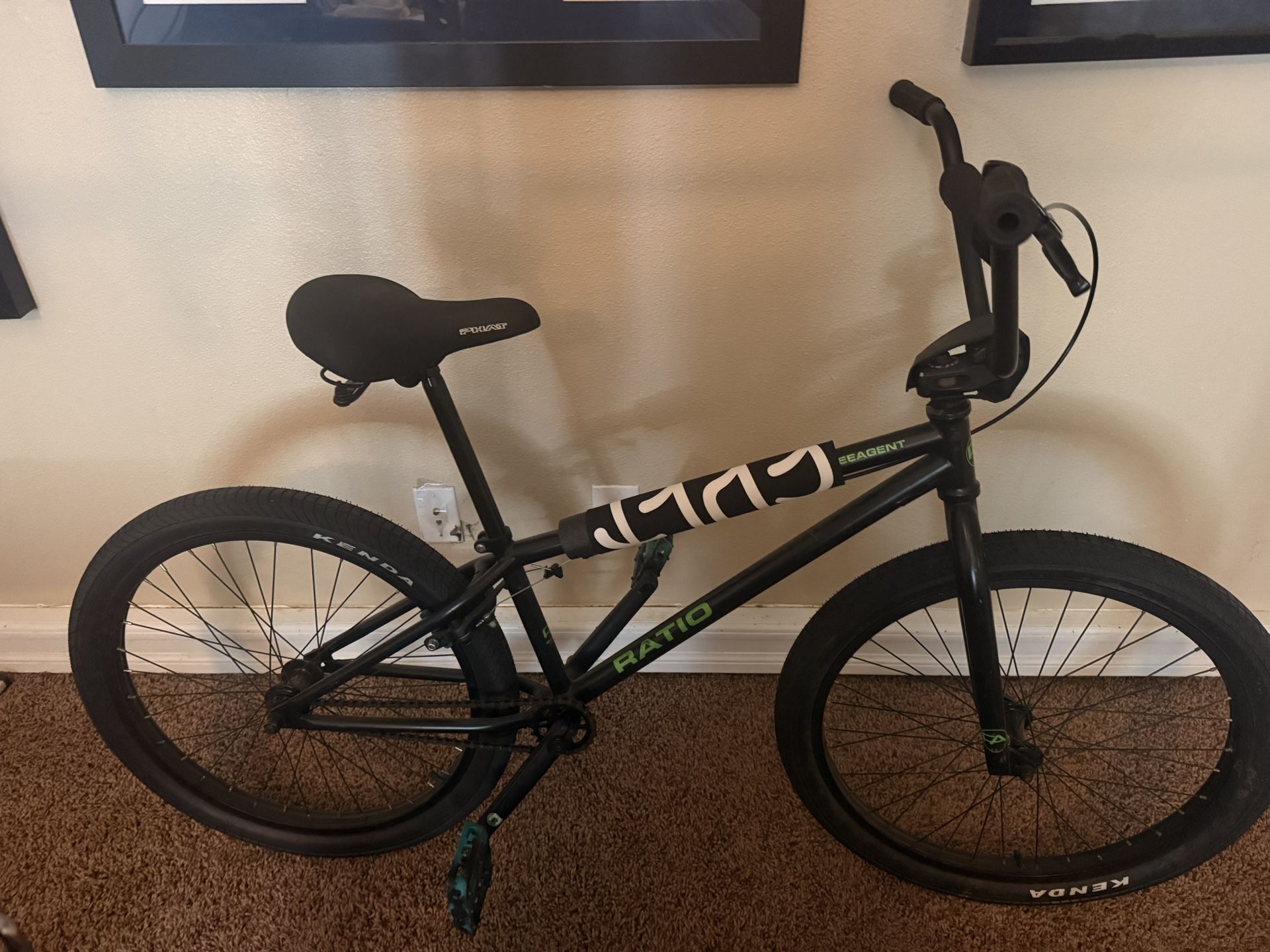 Free Agent Ratio BMX Bike Like New 24”