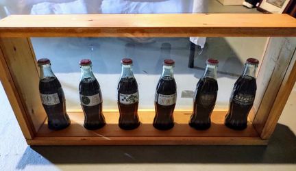 1996 Atlanta Olympics Coca Cola limited edition bottles w/case
