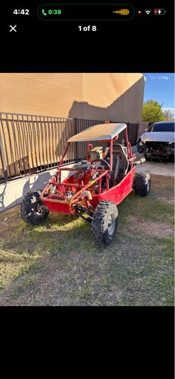 Red Off-Road Go-Kart Dune Buggy