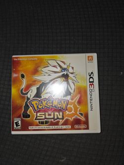 Pokemon sun in like new conditions,  complete