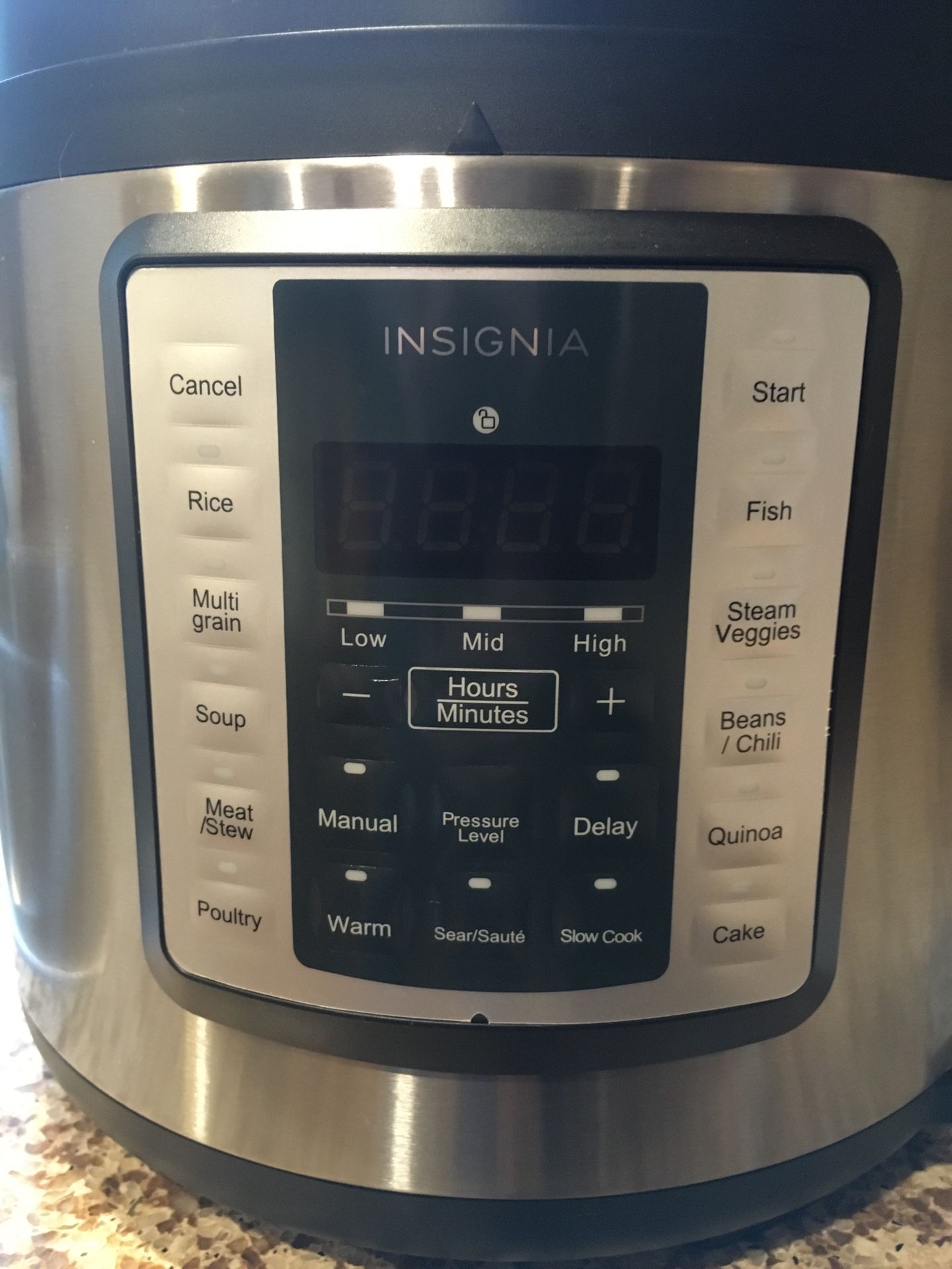 Insignia 6Quart MultiFunction Pressure Cooker Stainless Steel for