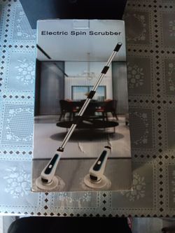 Electric spin scrubber
