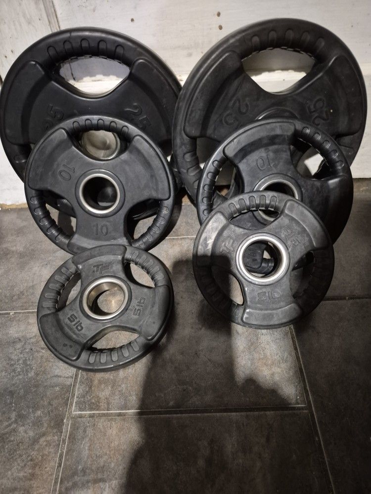 Olympic Rubber Grip Weights