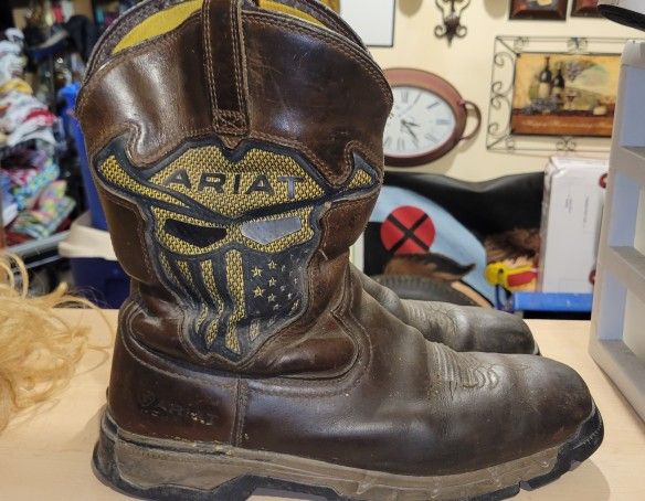 Men's Soft Toe Rebar Flex Incognito Square Toe Work Boot by Ariat

