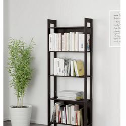 IKEA LAIVA Bookcase, black-brown, 24 3/8x65 "