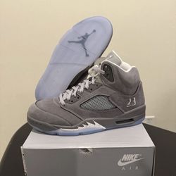 Jordan 5 wolf grey