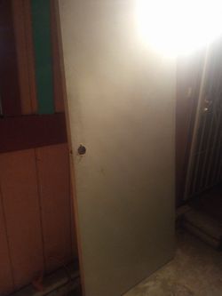 White Flush Slab Door