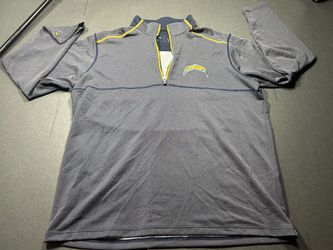 Antigua Los Angeles Chargers 1/4 Zip Pullover Size XL