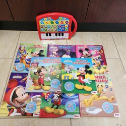 Mickey Mouse Mini Piano with Books