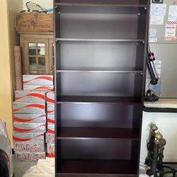 Book Case In Dark Cherry