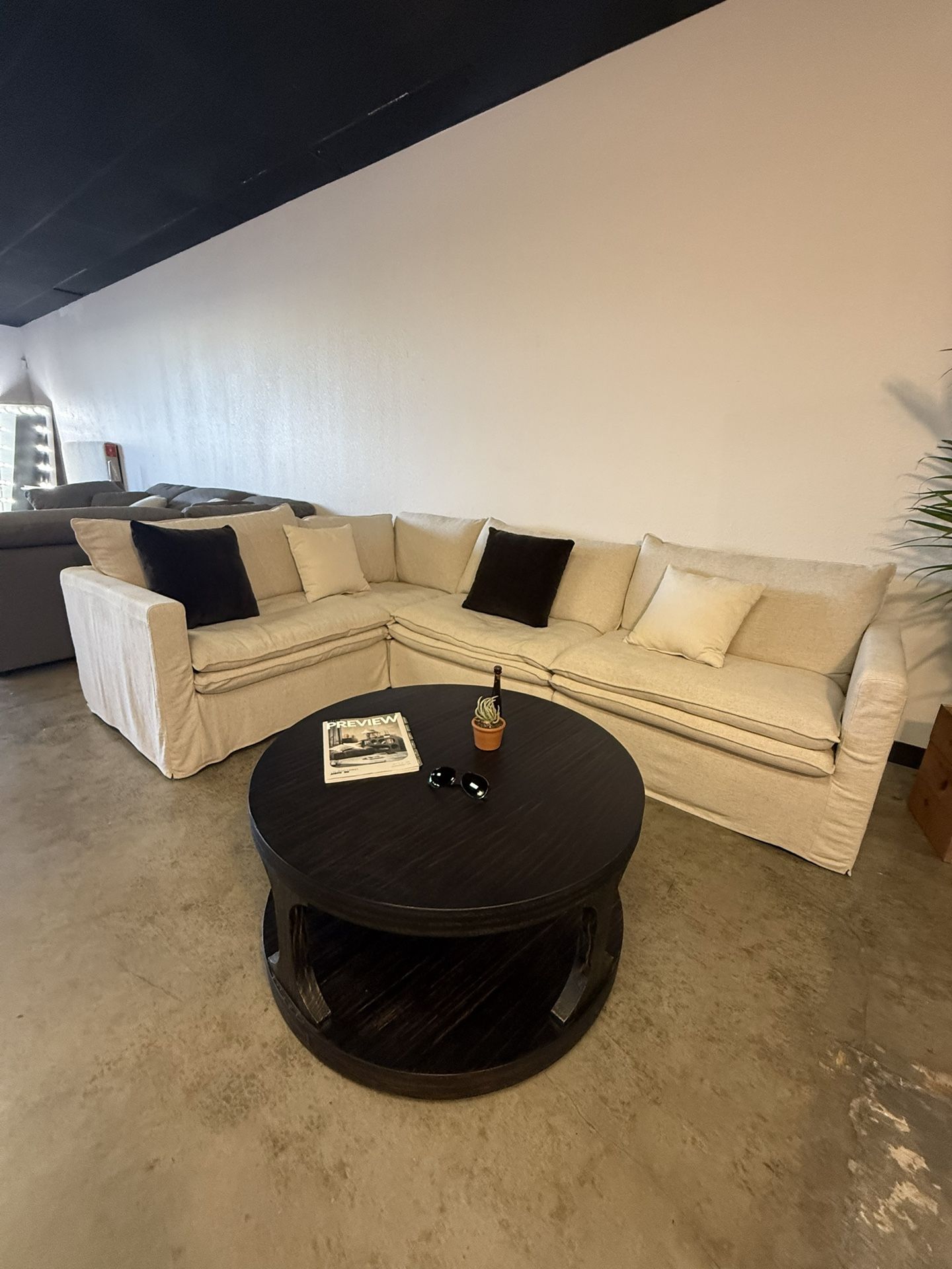 Pottery Barn Style Cloud Modular Sofa Chaise L Sectional Couch — FREE Delivery