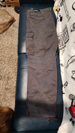 AE Flex Lived-in Cargo Pants - Stone Grey and Olive Moss 42/32