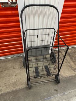 Shopping cart/four-wheel cart/wire cart