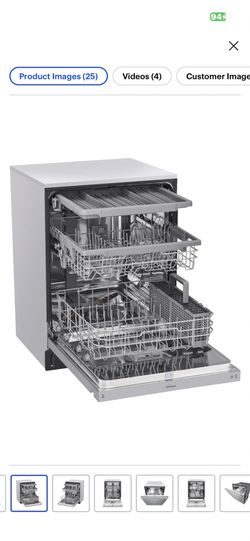 NEW IN BOX. SAMSUNG 3 RACK DISHWASHER WITH A 3 YEAR EXTENDED WARRANTY FULLY TRANSFERABLE 6/20/26
